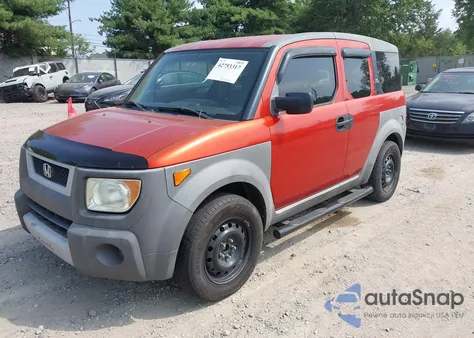 2003 Honda Element Ex from USA, damaged, VIN 5J6YH28573L011341